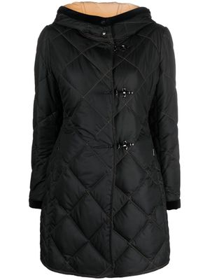 Fay Virginia quilted rain coat - Black