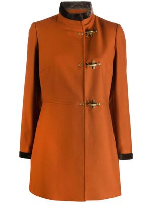 Fay Virginia wool-blend coat - Orange