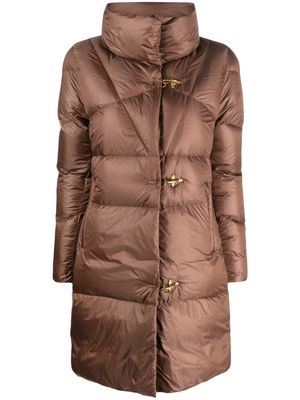 Fay water-repellent padded coat - Brown