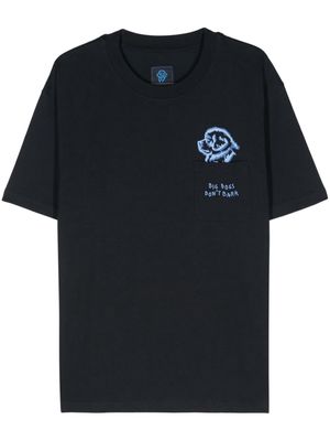 Fay x Pietro Tarzini logo-print T-shirt - Blue