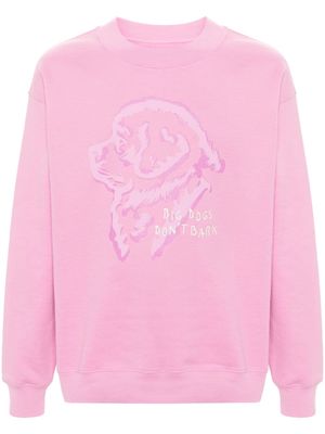 Fay x Pietro Terzini dog-print sweatshirt - Pink