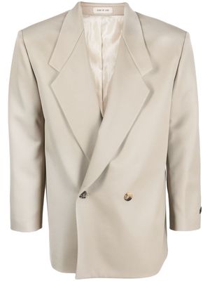 Fear Of God double-breasted button blazer - Neutrals