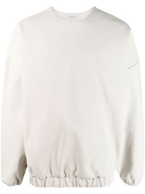 Fear Of God elasticated-waistband round-neck sweatshirt - Grey