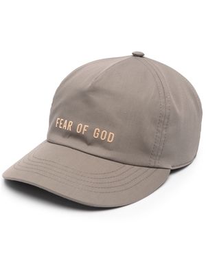 Fear Of God embroidered-logo cotton cap - Grey