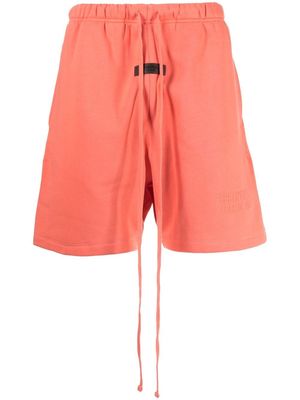 FEAR OF GOD ESSENTIALS Essentials logo-patch track shorts - Pink