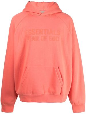 FEAR OF GOD ESSENTIALS Essentials logo-print cotton hoodie - Pink