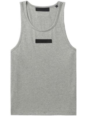 FEAR OF GOD ESSENTIALS logo-appliqué tank top - Grey