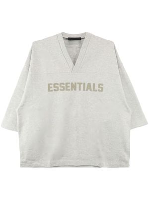 FEAR OF GOD ESSENTIALS logo-embossed cotton T-shirt - Grey