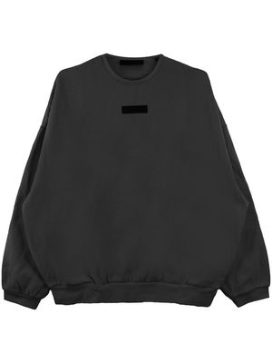 FEAR OF GOD ESSENTIALS logo-patch cotton-blend sweatshirt - Black