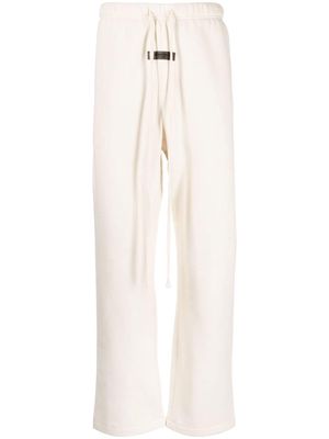 FEAR OF GOD ESSENTIALS logo-patch drawstring track pants - White
