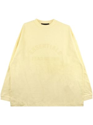FEAR OF GOD ESSENTIALS logo-print cotton sweatshirt - Yellow