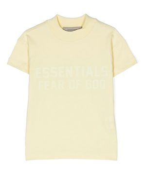 FEAR OF GOD ESSENTIALS logo-print cotton T-shirt - Yellow