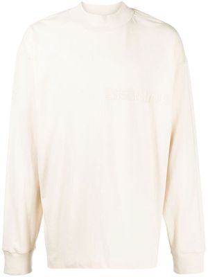 FEAR OF GOD ESSENTIALS long-sleeve cotton T-shirt - Neutrals