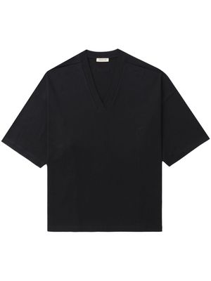 Fear Of God Essentials V-neck cotton T-shirt - Black