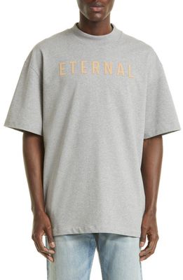 Fear of God Eternal Cotton Graphic T-Shirt in Warm Heather Grey