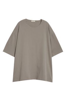 Fear of God Eternal Double Layer Wool Blend Crepe T-Shirt in Dusty Concrete