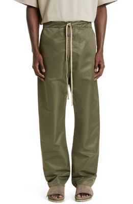 Fear of God Eternal Relaxed Nylon Twill Pants in Olive