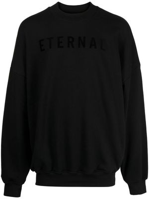 Fear Of God Eternal slogan-print sweatshirt - Black