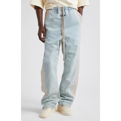 Fear of God Forum Stripe Denim Pants in 437 - Light Indigo at Nordstrom, Size Medium