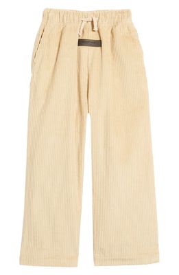 Fear of God Kids' Relaxed Wide Leg Corduroy Pants in Sand