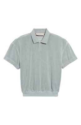 Fear of God Kids' Velour Polo in Sycamore