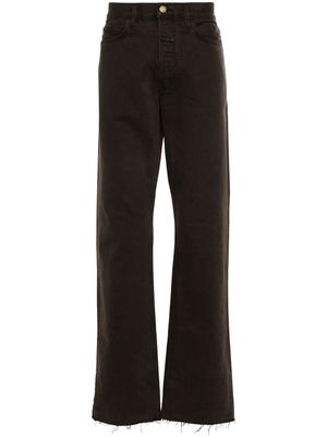 Fear Of God mid-rise straight-leg jeans - Brown