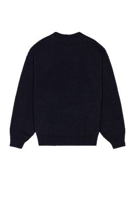 Fear of God Overlap Wool Sweater in Navy