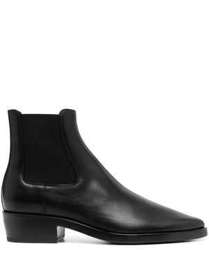 Fear Of God pointed-toe leather ankle boots - Black