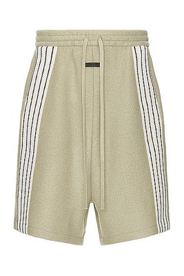 Fear of God Side Stripe Relaxed Short in Brown