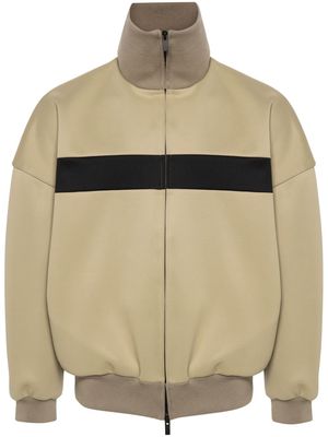 Fear Of God striped jersey jacket - Neutrals