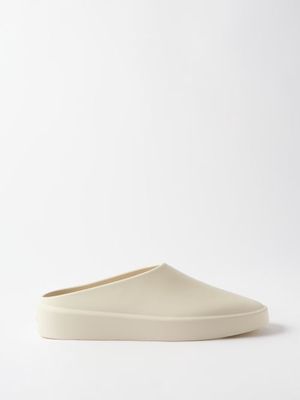 Fear Of God - The California Leather Slip-on Trainers - Mens - Light Grey