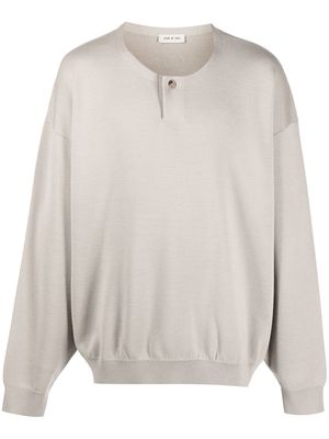 Fear Of God The Eternal Henley jumper - Neutrals