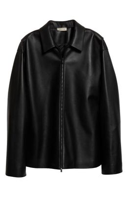 Fear of God The Eternal Leather Jacket in Black