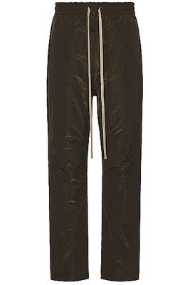 Fear of God Wrinkled Polyester Forum Pant in Brown