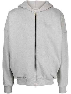 Fear Of God zip-up cotton hoodie - Grey
