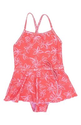 Feather 4 Arrow Baby Bella Skirted One-Piece Swimsuit in Sugar Coral