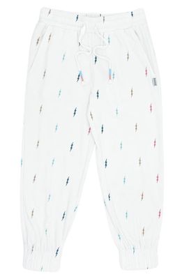 Feather 4 Arrow Bright Bolts Lounge Joggers in White Multi