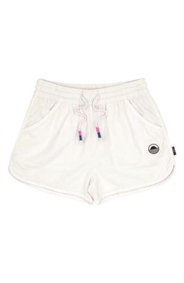 Feather 4 Arrow Daisy Cotton Corduroy Shorts in White 