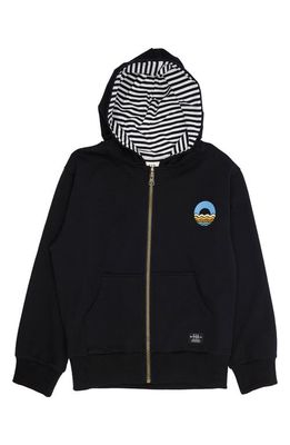 Feather 4 Arrow Icon Stretch Cotton Zip-Up Hoodie in Wren