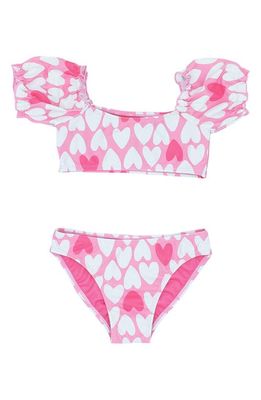 Feather 4 Arrow Kids' Blossom Two-Piece Swimsuit in Prism Pink