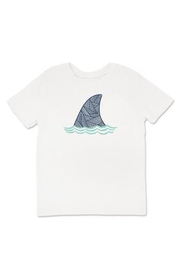 Feather 4 Arrow Kids' Fin Vintage Graphic Tee in White