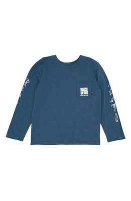 Feather 4 Arrow Kids' High Tide Long Sleeve Graphic T-Shirt in Navy