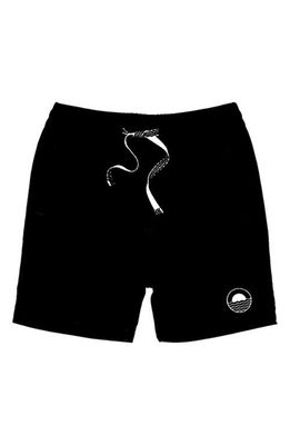 Feather 4 Arrow Kids' Line Up Corduroy Shorts in Black