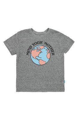 Feather 4 Arrow Kids' Mind Your Mother Graphic Tee in Heather Grey