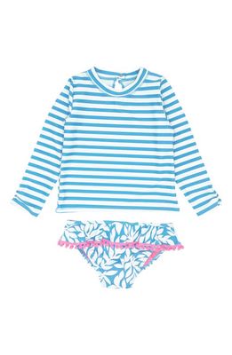 Feather 4 Arrow Kids' Sandy Toes Ruffle Two-Piece Swimsuit in Blue Grotto