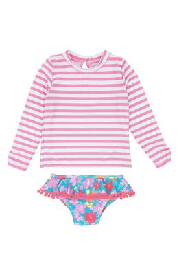 Feather 4 Arrow Kids' Sandy Toes Two-Piece Swimsuit in Prism Pink