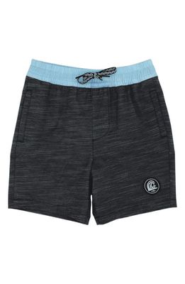 Feather 4 Arrow Kids' Seafarer Hybrid Shorts in Black 