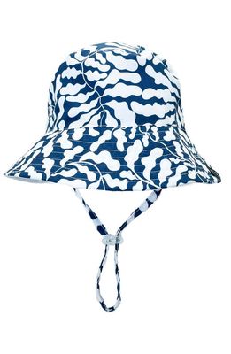 Feather 4 Arrow Kids' Suns Out Reversible Bucket Hat in Navy