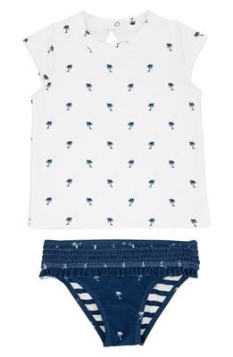 Feather 4 Arrow Kiki Two-Piece Rashguard Swimsuit in Navy 