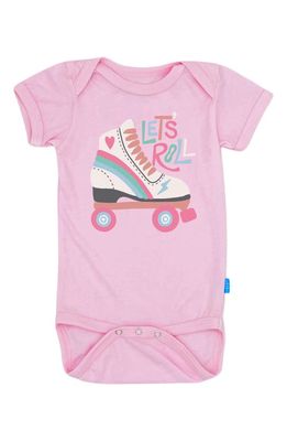 Feather 4 Arrow Let's Roll Cotton Graphic Bodysuit in Pink